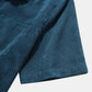 Mens Thin Corduroy Solid Breathable Short Sleeve Shirt & Shorts Set With Pocket SKUH44628