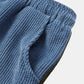 Mens Patchwork Corduroy Designed Casual Loose Drawstring Waist Suits SKUF77909