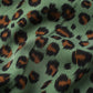 Mens Leopard Print Button Up Short Sleeve Shirts With Pocket