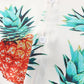 Mens Pineapple Pattern Print Casual Loungewear Comfy Breathable Button Drawstring Outfits Set
