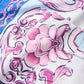 Mens Pink Baroque Print Vintage Revere Collar Two Pieces Outfits