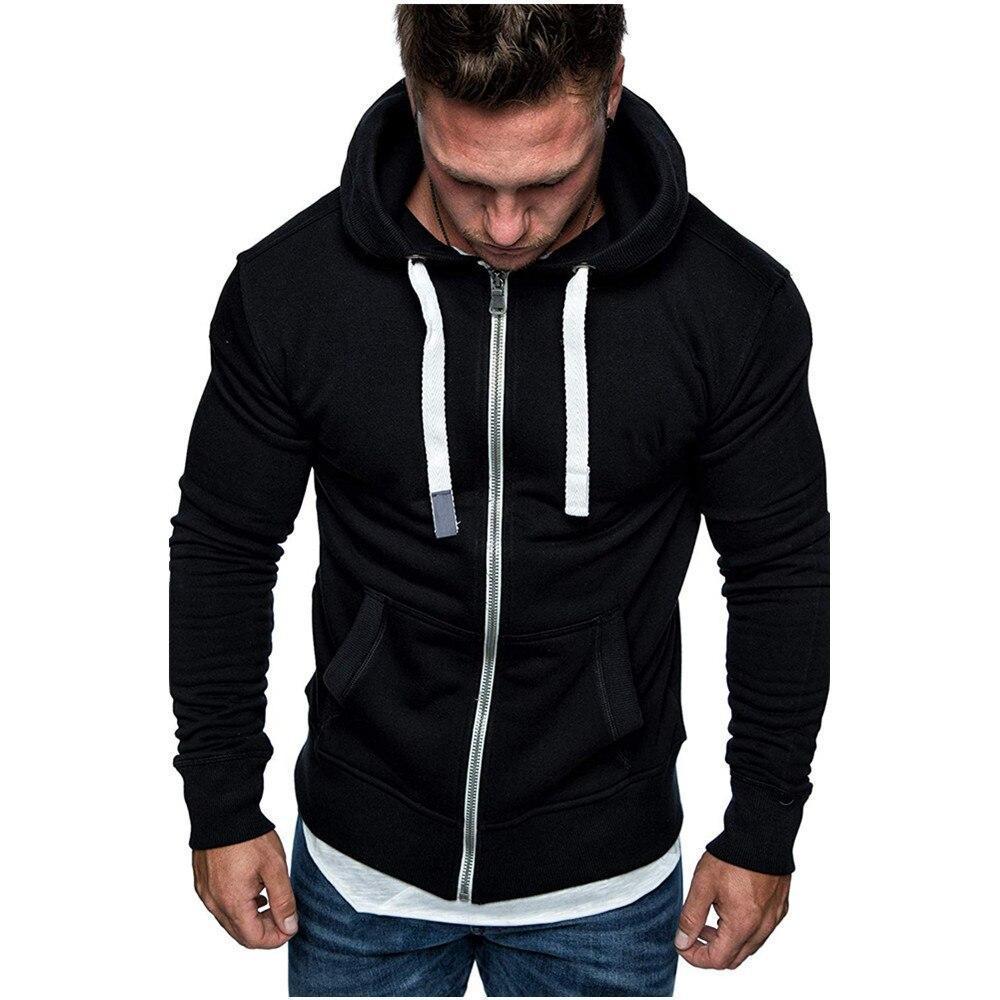 Men's zip-up sweatshirt