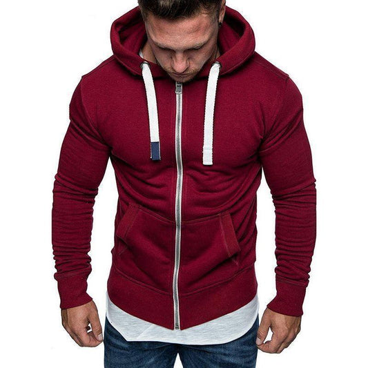 Men's zip-up sweatshirt