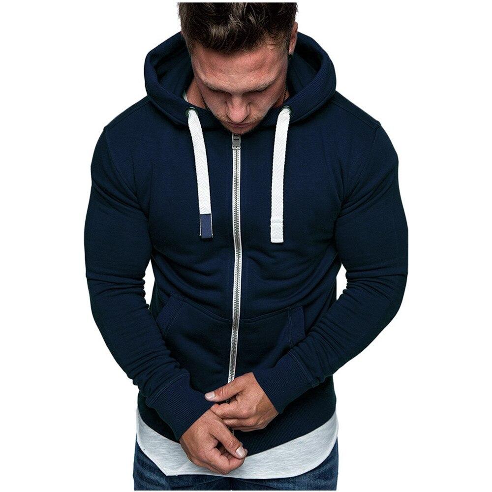 Men's zip-up sweatshirt