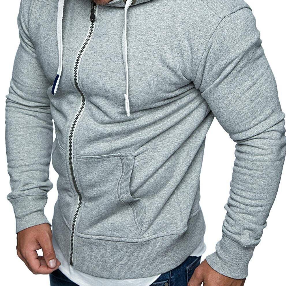 Men's zip-up sweatshirt