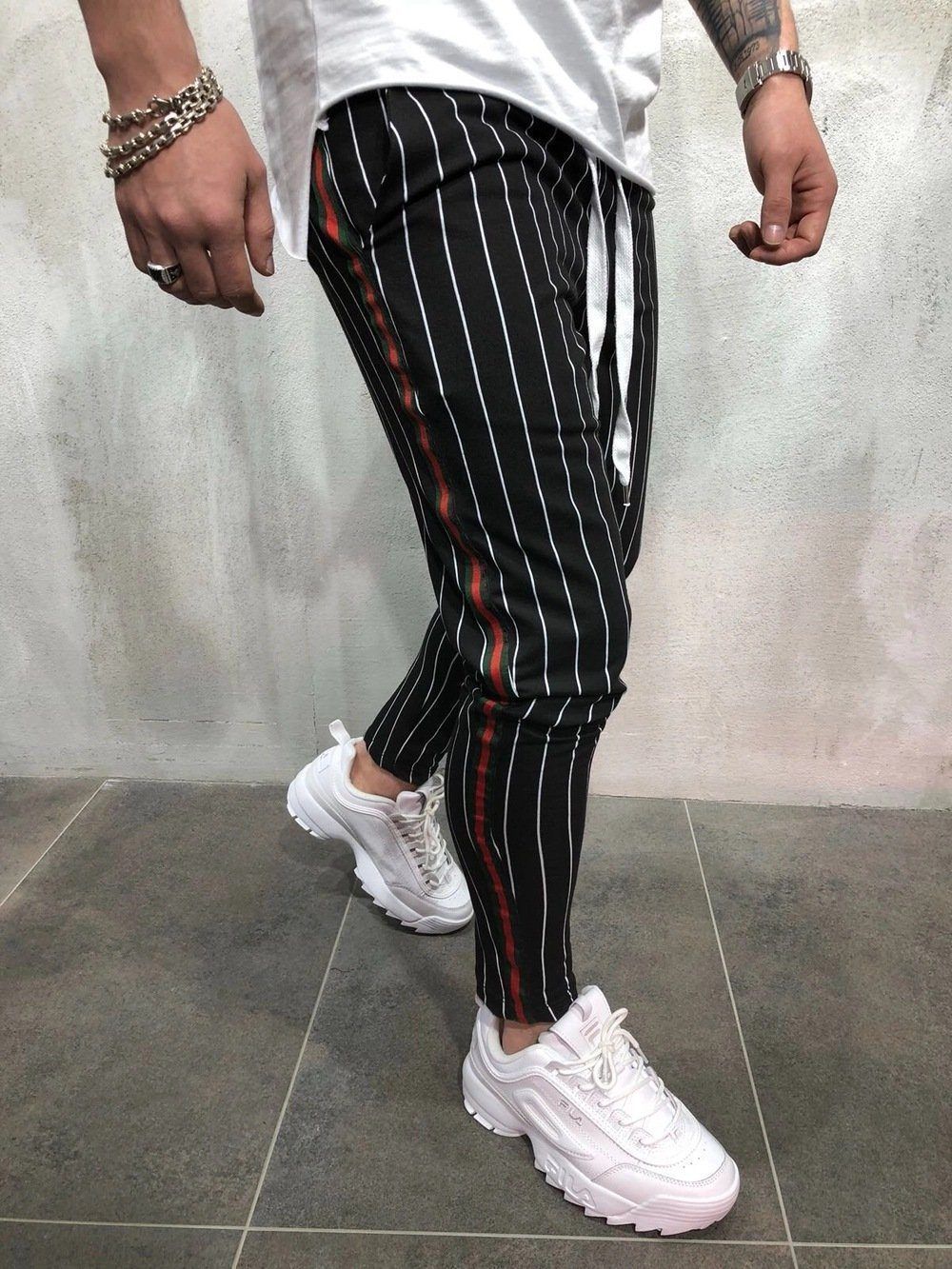 Striped Jogger Pants For Men