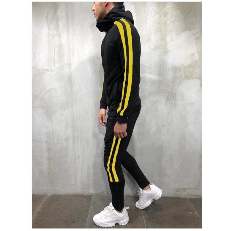 Tracksuit-Men's Casual Sportswear Hoodie & Pants Tracksuits