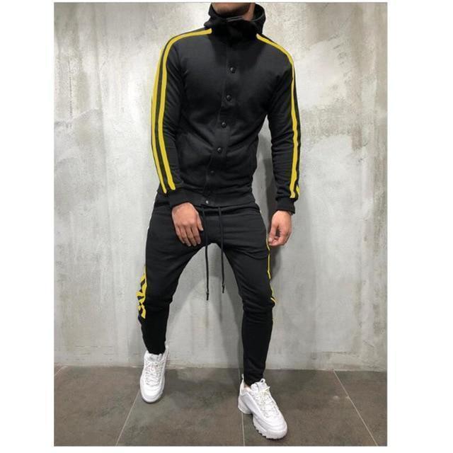 Tracksuit-Men's Casual Sportswear Hoodie & Pants Tracksuits