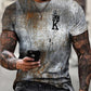 Men's Tee T shirt Shirt 3D Print Graphic Prints Letter Print Short Sleeve Daily Tops Polyester Casual Vintage Designer Big and Tall Round Neck