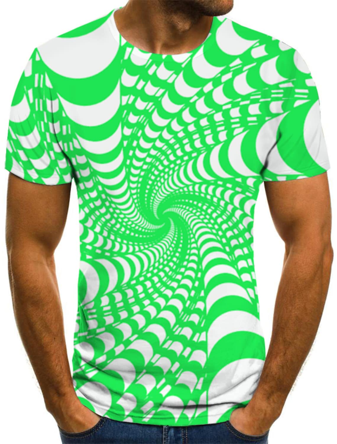 Men's T shirt Shirt Graphic 3D Plus Size Print Short Sleeve Casual Tops